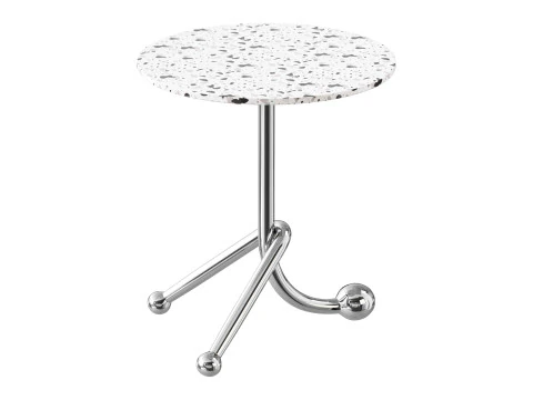 Tavolino da t&egrave; in terrazzo Modello 3D