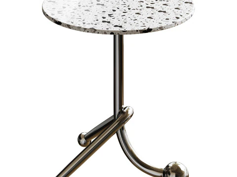 Terrazzo Tea Table 3D Model