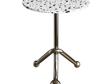 Terrazzo Tea Table 3D मॉडल