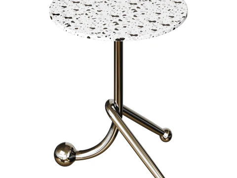 Terrazzo Tea Table 3D Model