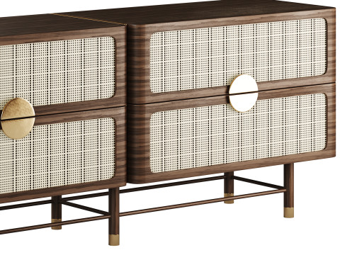 The Cole sideboard Model 3D