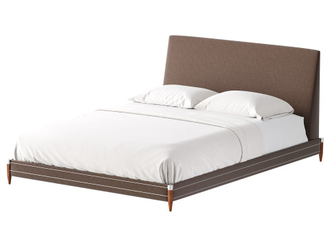 TIBURON MINK UPHOLSTERED QUEEN BEDl 3D मॉडल