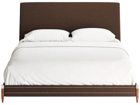 TIBURON MINK UPHOLSTERED QUEEN BEDl 3D Model