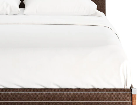 TIBURON MINK UPHOLSTERED QUEEN BEDl 3D Model
