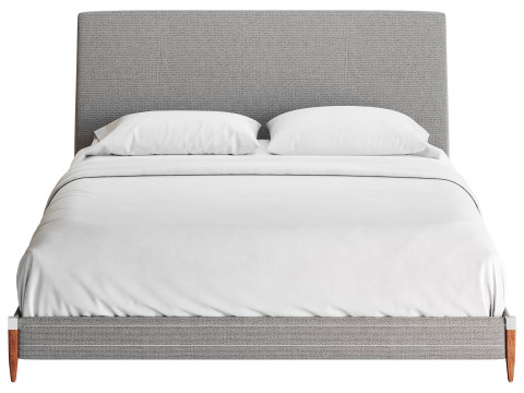 TIBURON MINK UPHOLSTERED QUEEN BEDl 3D मॉडल