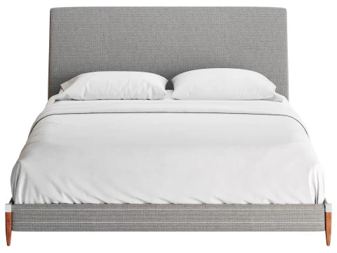 TIBURON MINK UPHOLSTERED QUEEN BEDl 3D Model