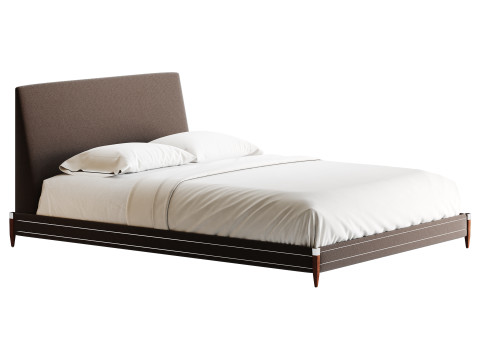 TIBURON MINK UPHOLSTERED QUEEN BEDl 3D मॉडल