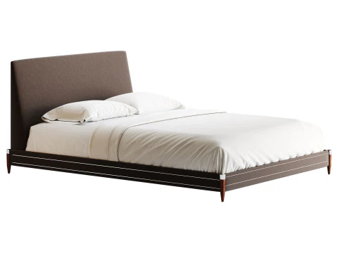TIBURON MINK UPHOLSTERED QUEEN BEDl 3D Model