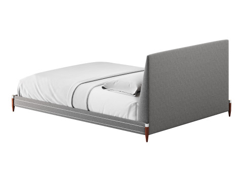 TIBURON MINK UPHOLSTERED QUEEN BEDl 3D मॉडल