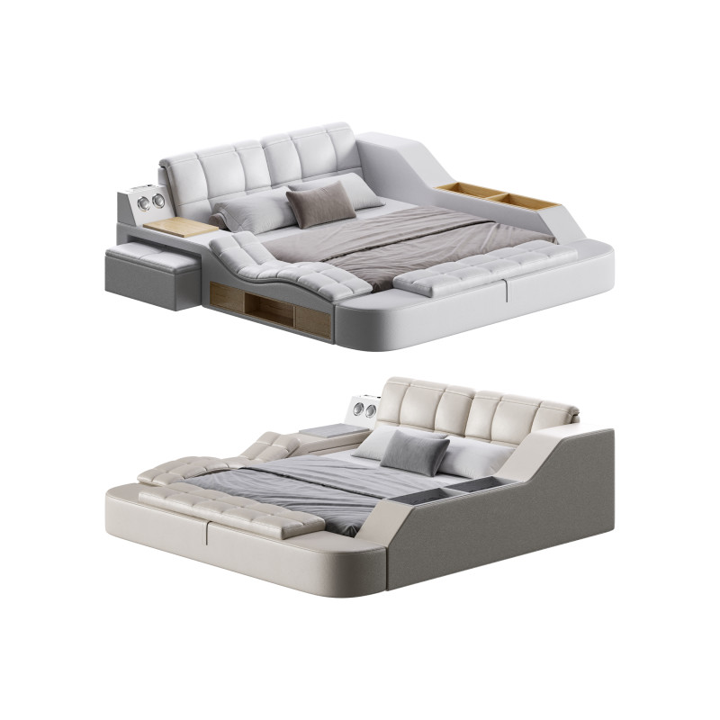Ultimate Smart Bed Model 3D .c4d .max .obj .3ds .fbx .stl .blend 