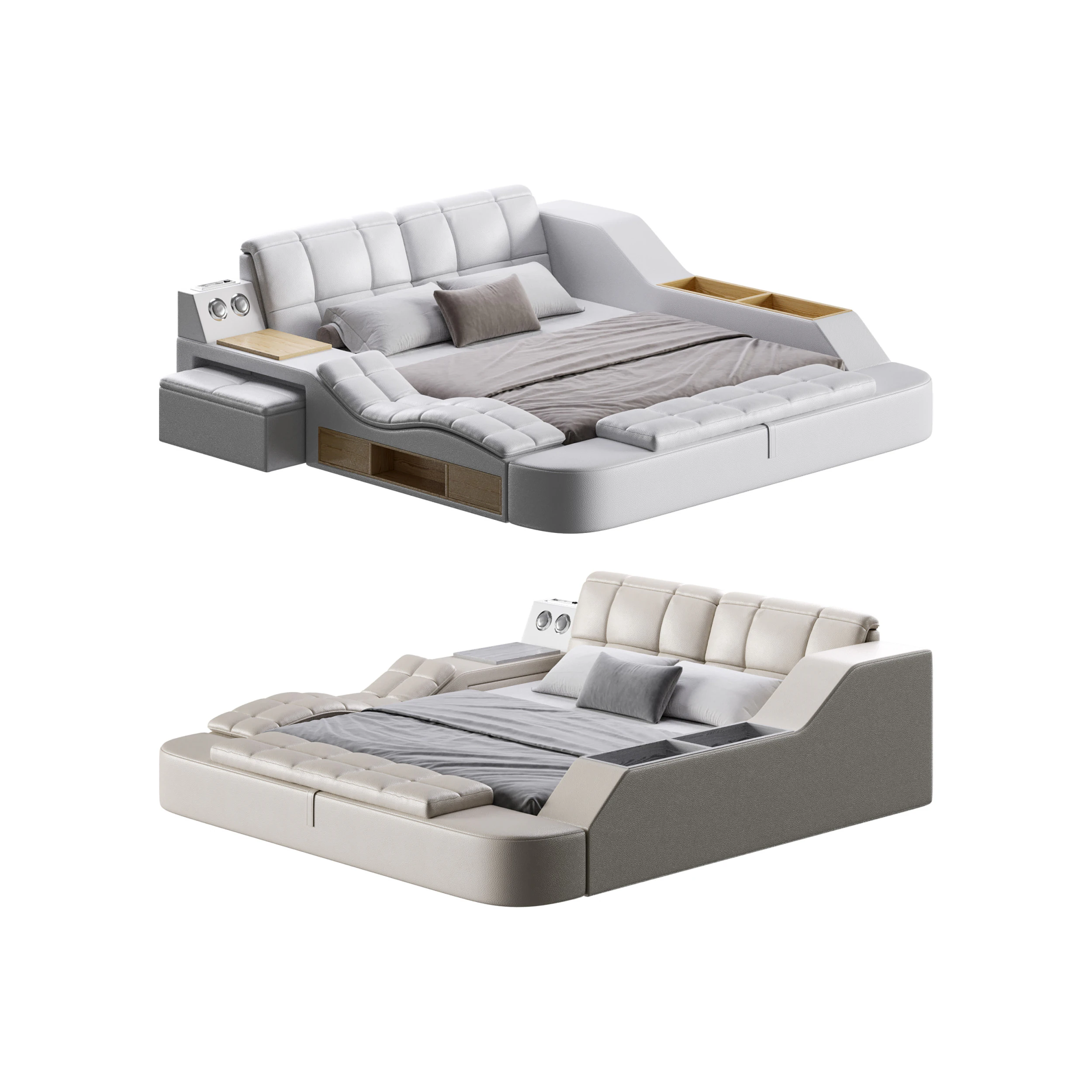 Ultimate Smart Bed 3D Model .c4d .max .obj .3ds .fbx .stl .blend 