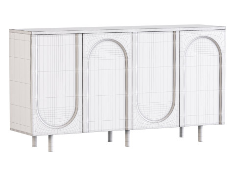 Ultra-thin organizer shoe cabinets Modelo 3D