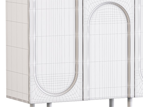 Ultra-thin organizer shoe cabinets Modelo 3D