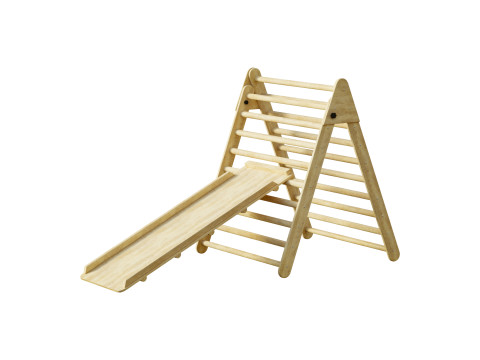 Childrens wooden pikler exercise machine with weight Varnish 3D Модель