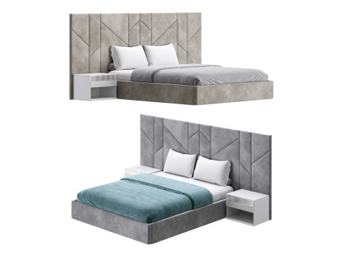 VERCELLI III BED 3D Модель