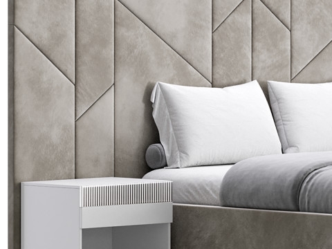 VERCELLI III BED Modèle 3D