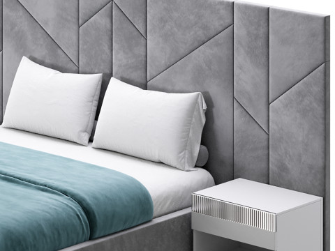 VERCELLI III BED Modèle 3D