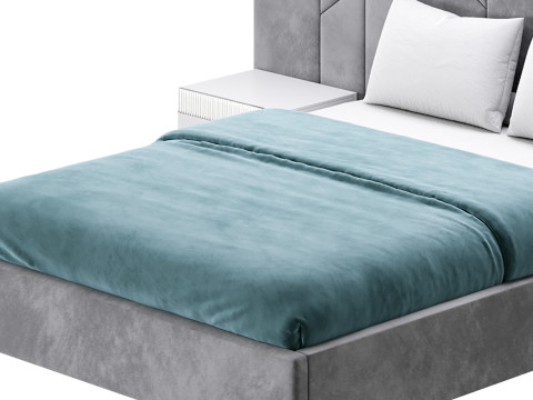 VERCELLI III BED Modèle 3D