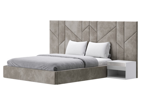 VERCELLI III BED Modèle 3D