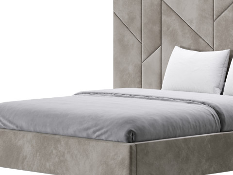 VERCELLI III BED Modèle 3D