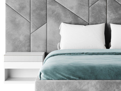 VERCELLI III BED Modèle 3D