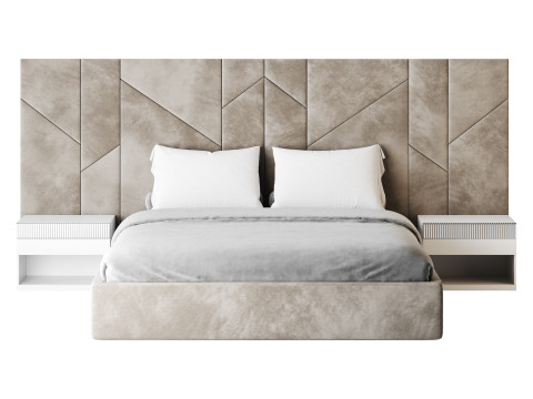 VERCELLI III BED Modèle 3D