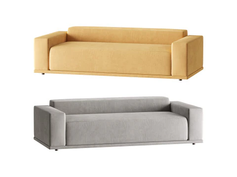 SOF&Aacute; DE VELUDO DE DESEMPENHO DE TRIGO Modelo 3D