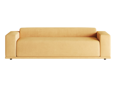WHEAT PERFORMANCE VELVET SOFA 3D मॉडल