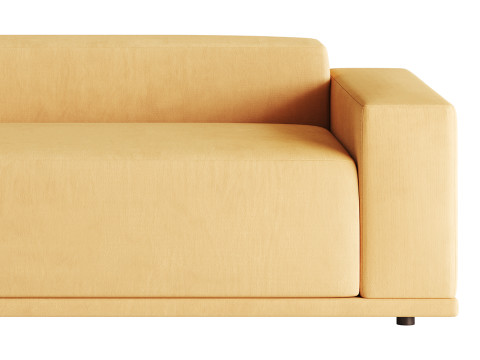 WHEAT PERFORMANCE VELVET SOFA 3D मॉडल