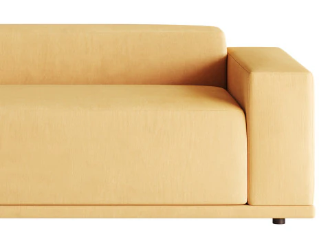 WHEAT PERFORMANCE VELVET SOFA 3D Model