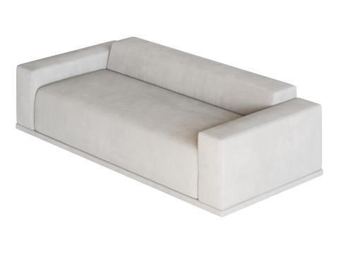 WHEAT PERFORMANCE VELVET SOFA 3D मॉडल