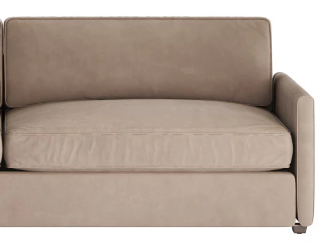 WHITE PERFORMANCE FABRIC SOFA 3D Model