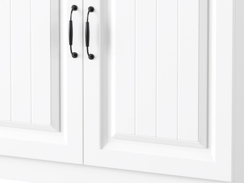 White Wooden Buffets 3D Модель