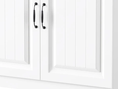 White Wooden Buffets 3D Model