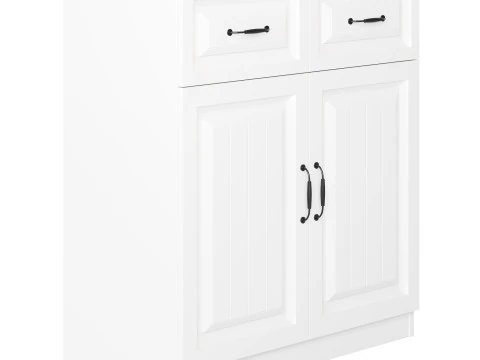 White Wooden Buffets 3D Model