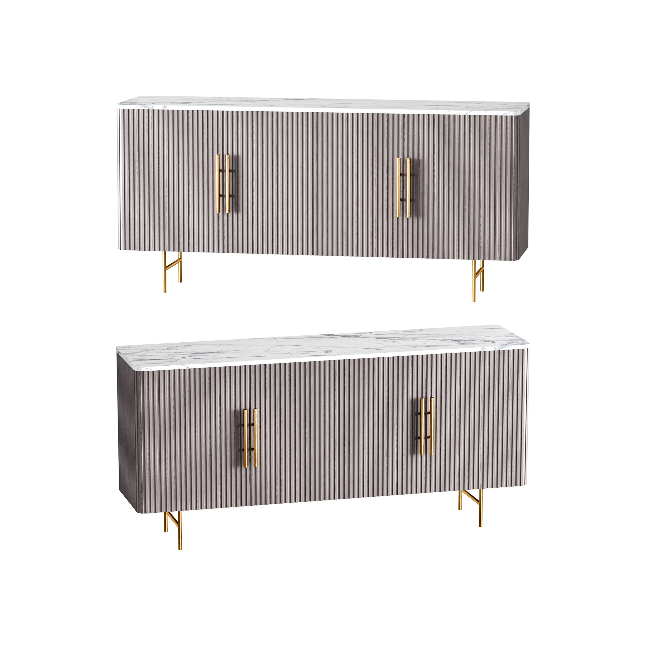 Credenza con piano ampio Modello 3D .c4d .max .obj .3ds .fbx .stl .blend 