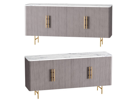 Wide Top Sideboard 3D Модель