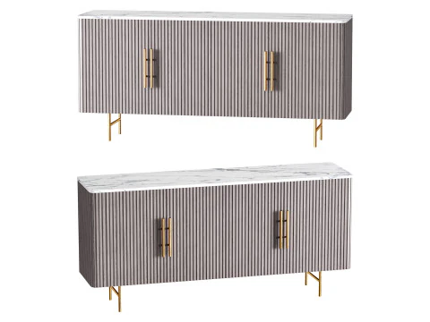 Aparador superior largo Modelo 3D