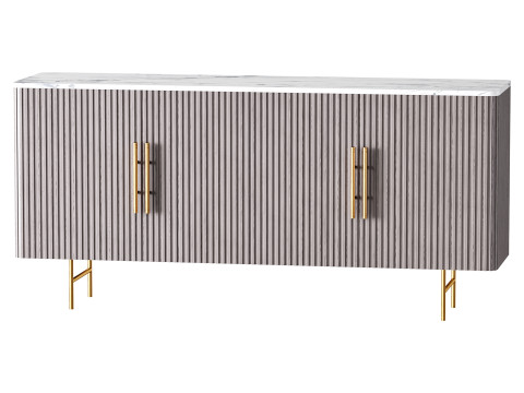 Wide Top Sideboard Modèle 3D