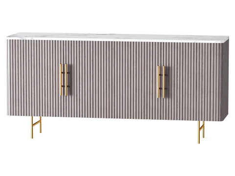Credenza con piano ampio Modello 3D