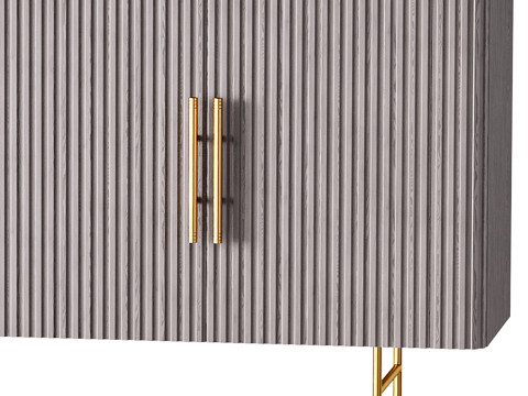 Wide Top Sideboard Modèle 3D