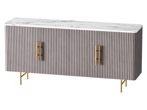 Wide Top Sideboard Modèle 3D