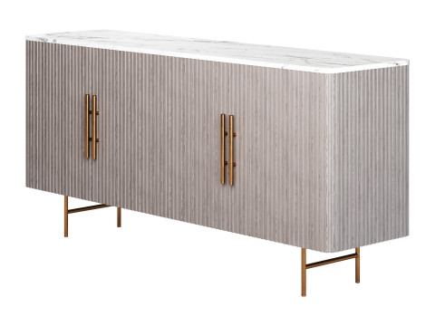 Wide Top Sideboard Modèle 3D