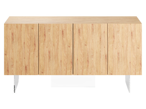 Wood Sideboard 3D 모델