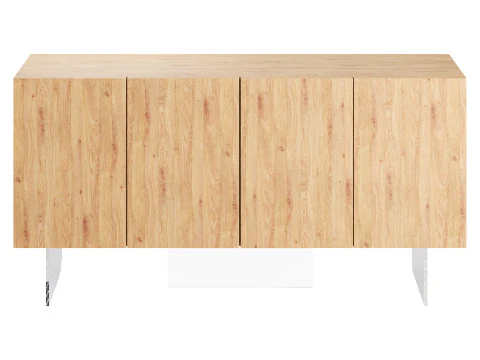 Wood Sideboard 3D Model