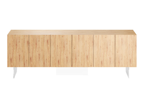 Wood Sideboard 3D 모델