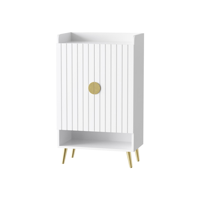 Yellar Nordic Entryway White Shoe Storagel Modelo 3D .c4d .max .obj .3ds .fbx .stl .blend 