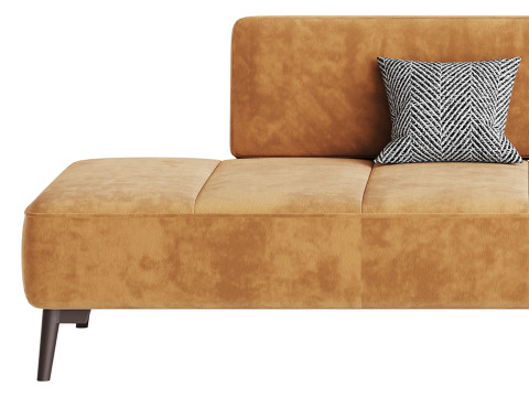 Art Deco Sofa 3D 模型