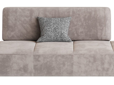Art Deco Sofa 3D 模型