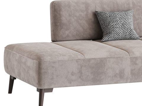 Art Deco Sofa 3D 模型